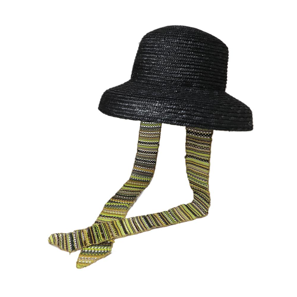 サークチュールストローハットパピヨン サークチュールストローハットパピヨン サークチュールストローハット