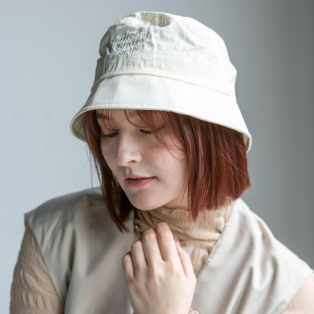 ハット）シワシアー刺繍付バケハ – イチヨンプラス / 帽子通販