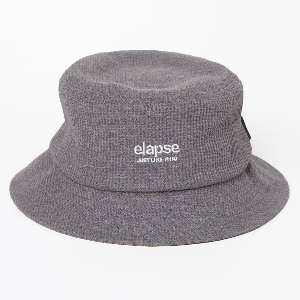 ハット）elapse刺繍ワッフルバケットハット – イチヨンプラス / 帽子通販