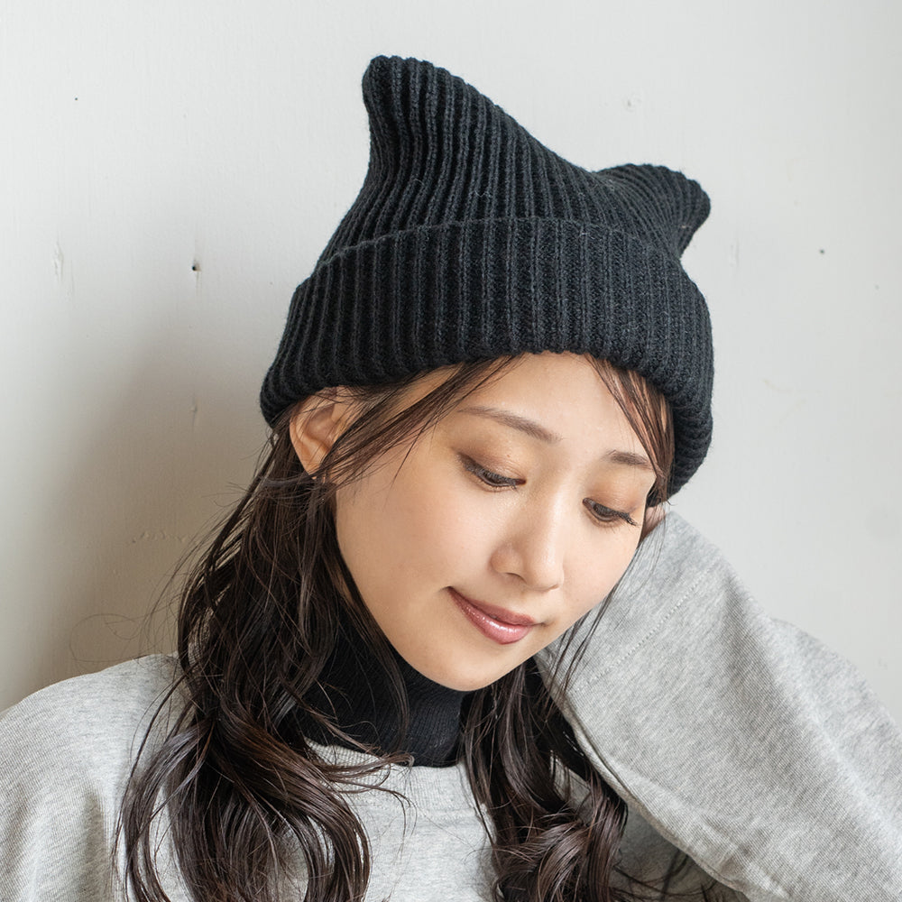 ニット）キャットイヤーワッチ – イチヨンプラス / 帽子通販