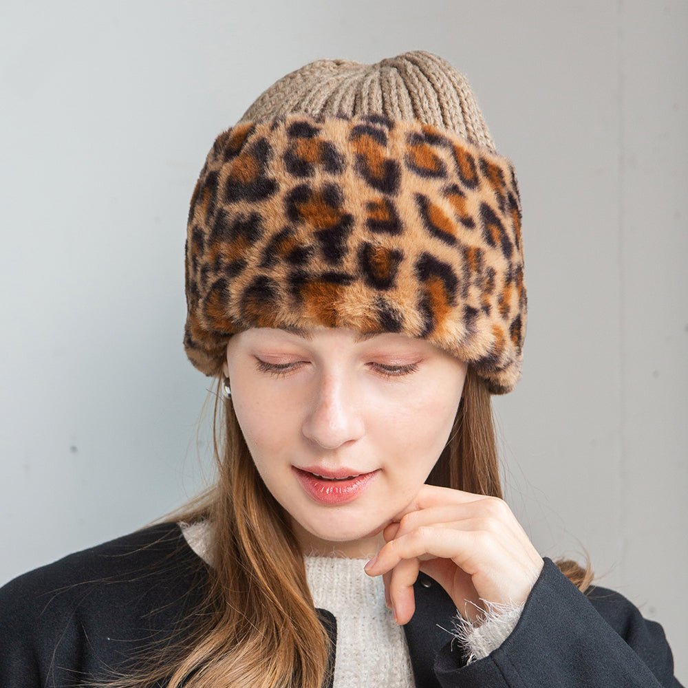 ニット）ファートーク風ニットワッチ – イチヨンプラス / 帽子通販