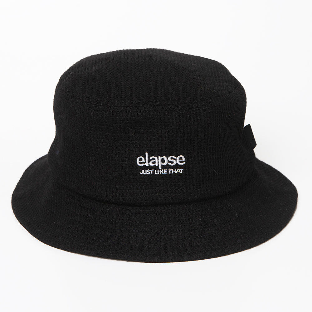 ハット）elapse刺繍ワッフルバケットハット – イチヨンプラス / 帽子通販
