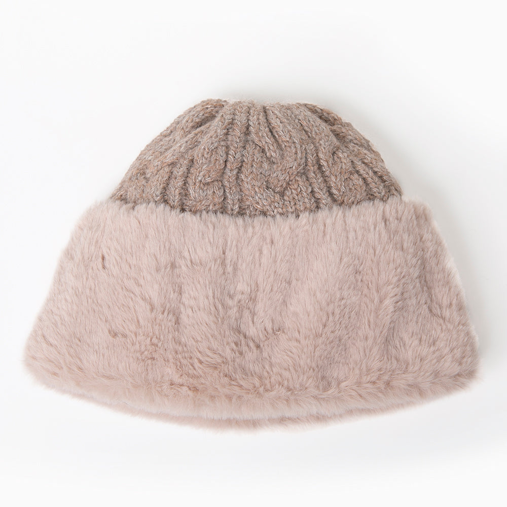 ニット）ファートーク風スフレワッチ – イチヨンプラス / 帽子通販