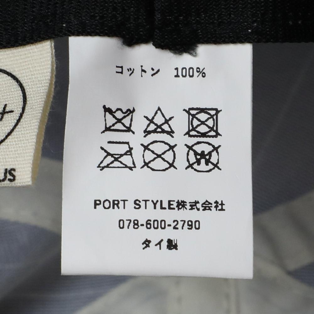 デニムストライプタグ付メトロハット