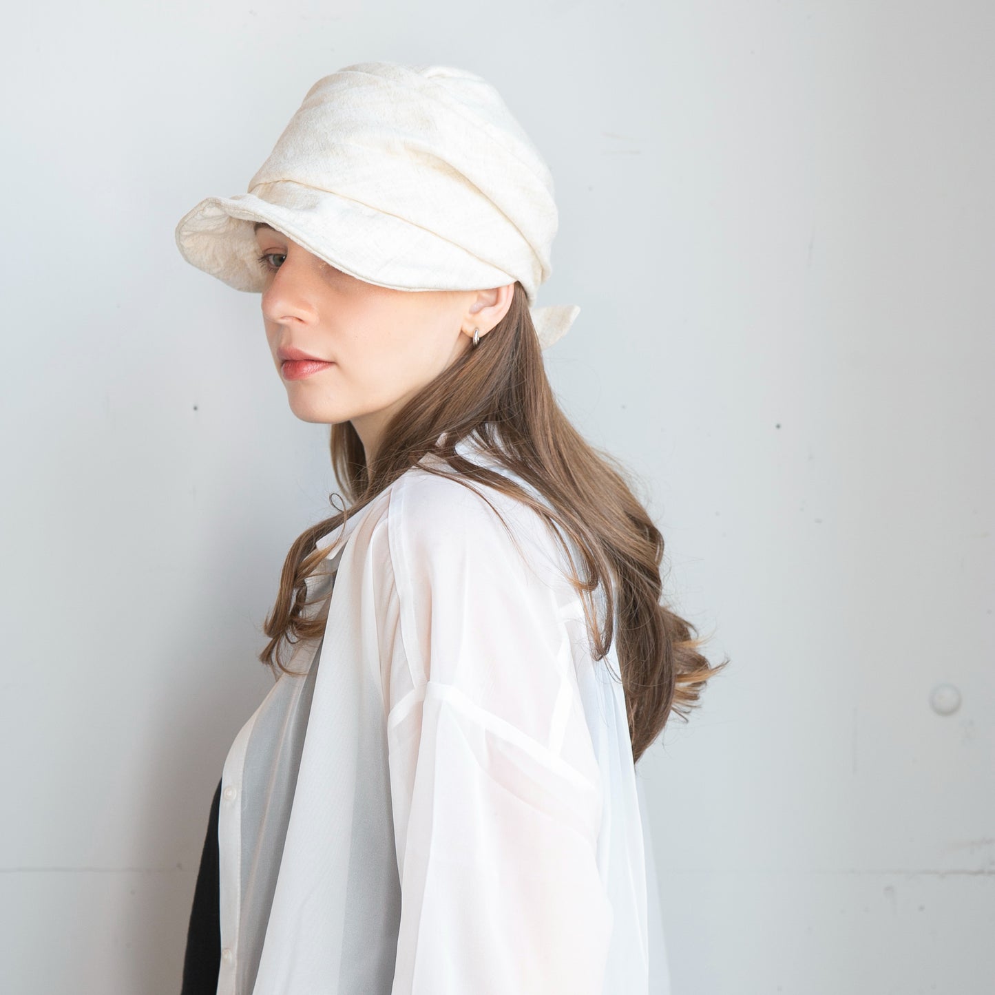 ツバワイヤー入りキャスケット