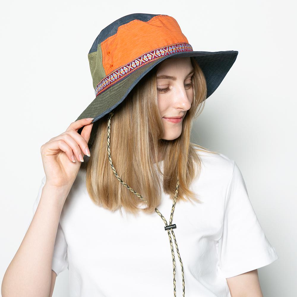 ハット）保冷剤ポケット撥水遮光カラフルアドベンチャー – イチヨン