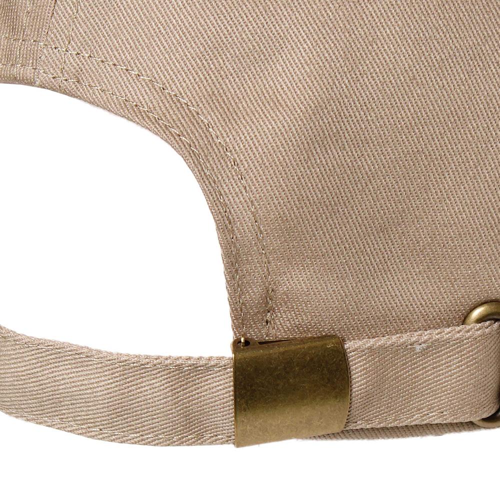 イニシャル刺繍ローキャップ