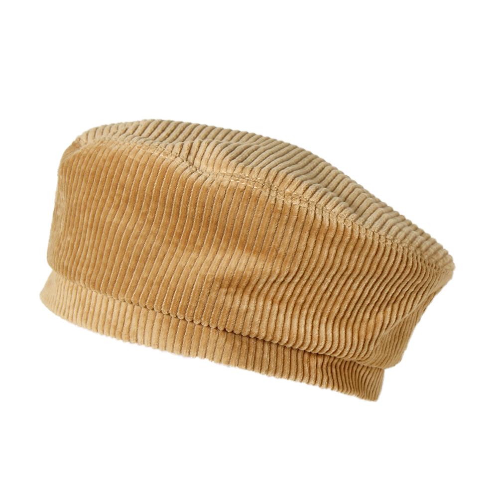 コーデュロイ生地ベレー