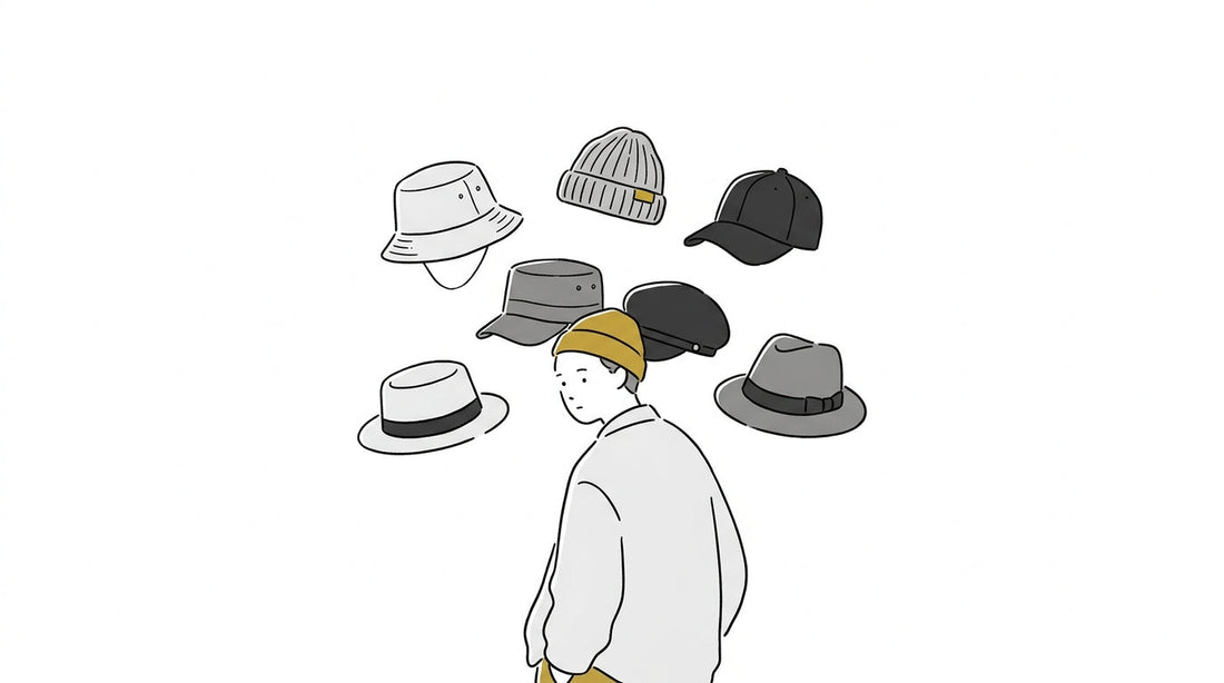 読みもの メンズコーデに合う帽子の種類と選び方、合わせ方を解説 article thumbnail