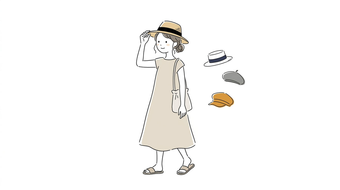 読みもの ワンピース×帽子のこなれコーデ特集 article thumbnail
