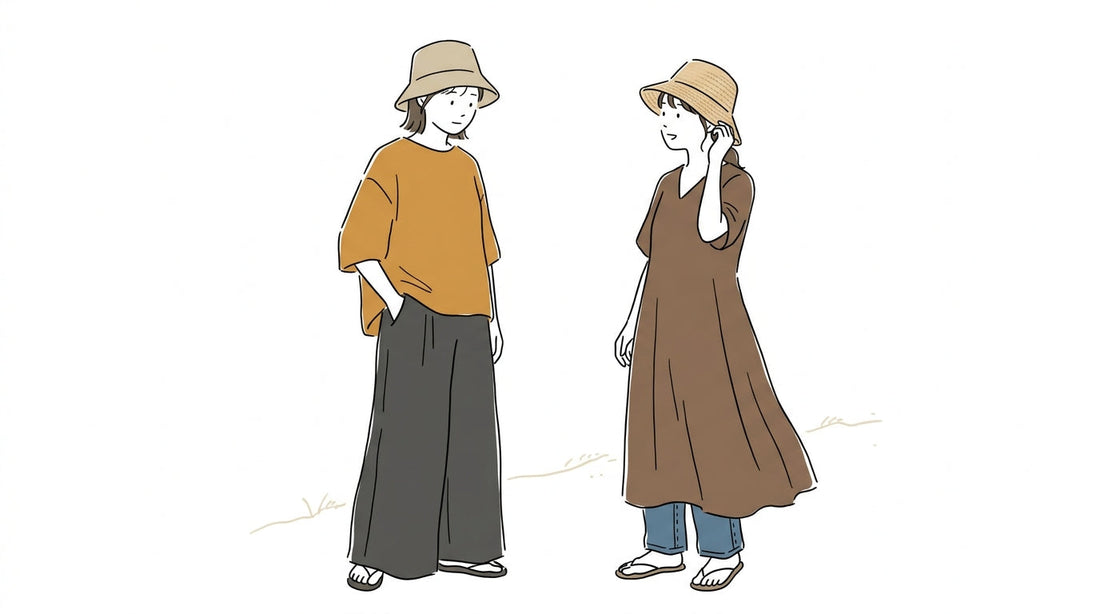 読みもの コットン生地だけじゃない 夏を楽しむサマーバケハコーデ6選 article thumbnail