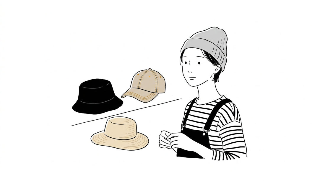 読みもの ショートヘアの帽子の選び方とかぶり方 article thumbnail