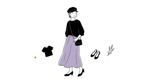 読みもの 黒は大人っぽさを引き立てる 帽子コーデの取り入れ方 article thumbnail