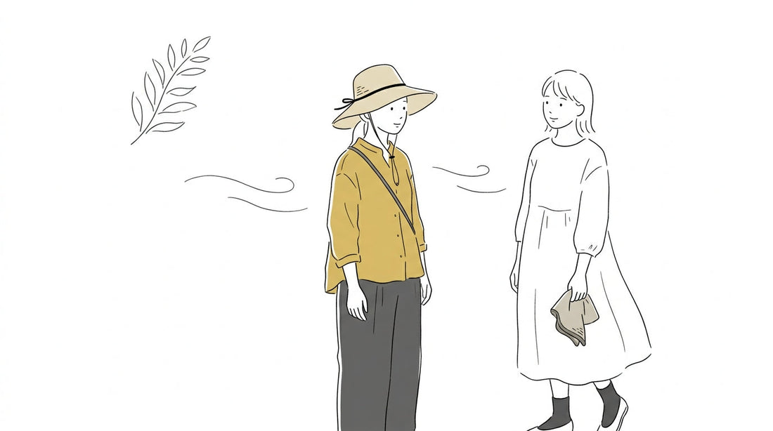 読みもの すっぽりかぶれるつば広ハットで快適にUVケア article thumbnail