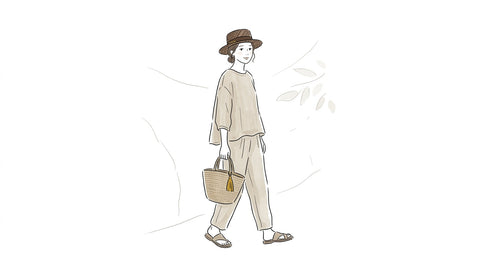読みもの 帽子で差がつくワントーンコーデ見本 article thumbnail