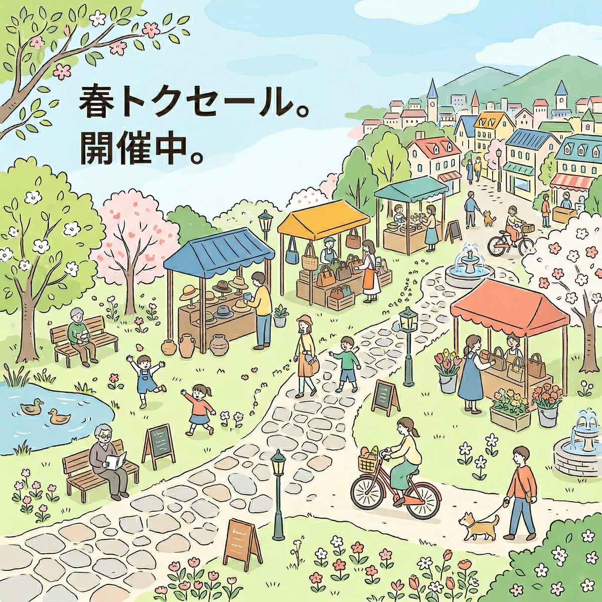 春トク祭り！開催中