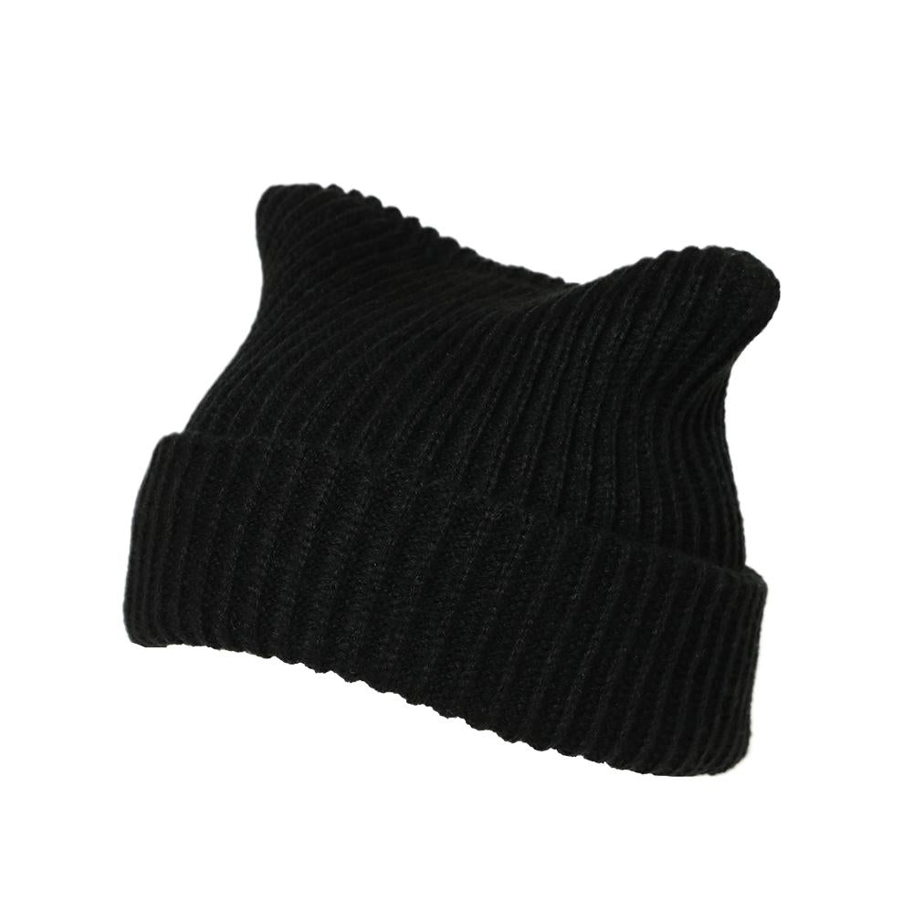 ヴィヴィアンウエストウッド◆キャットイヤーフラップニット⬛︎猫耳ニット帽⬛︎ブラック Vivienne Westwood キャットイヤーフラップニット ニット帽 猫耳