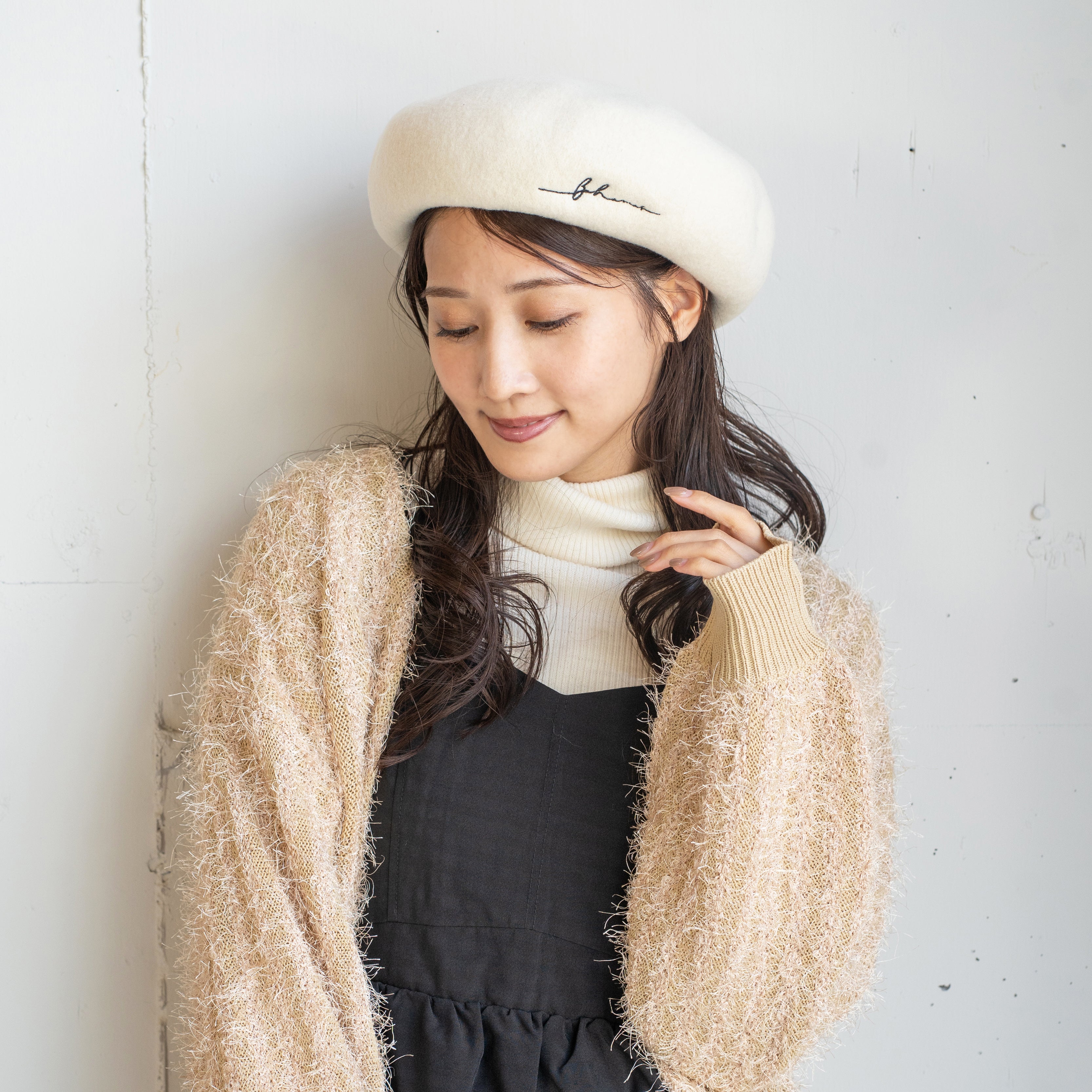 ウール刺繍入バスクベレー – イチヨンプラス / 帽子通販