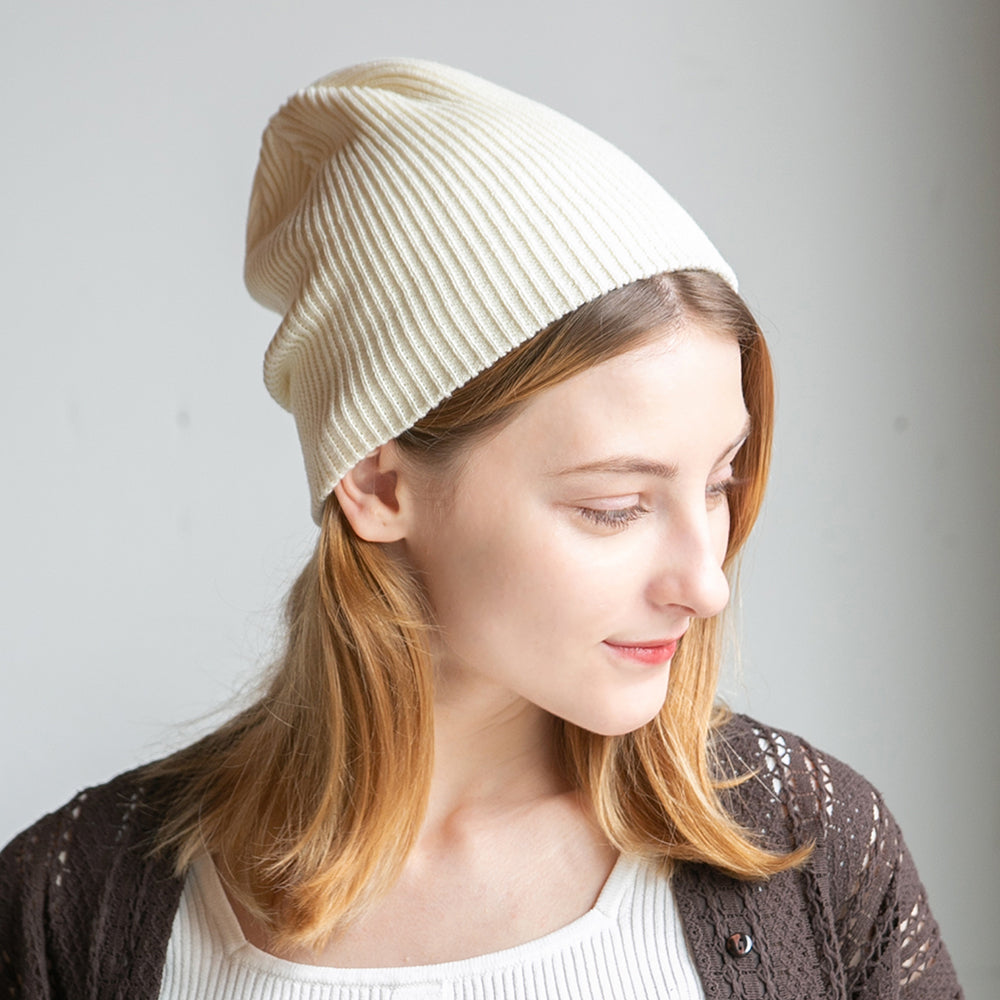 リブ編みニット帽