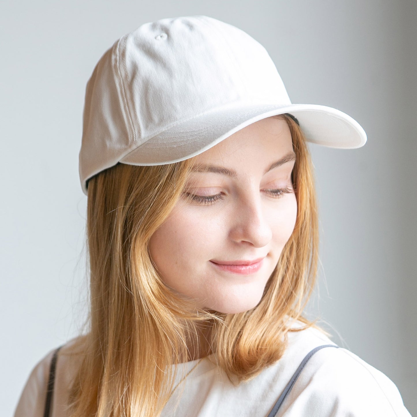 無地ツイルサイズキャップ