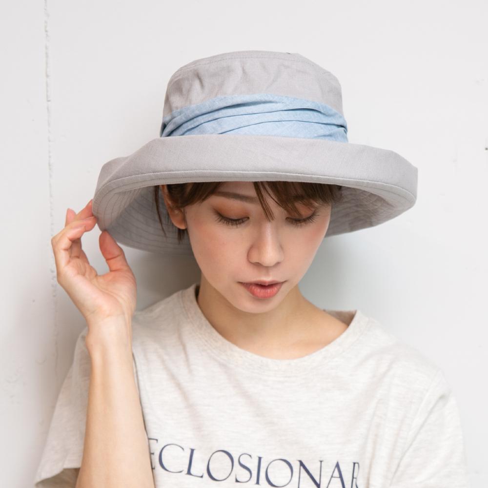 リネン混ツートーンセーラー