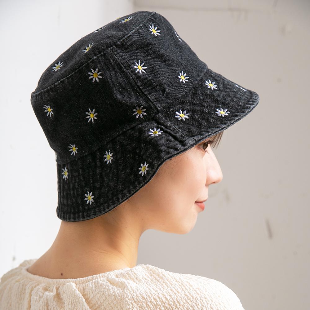 デイジーEMBデニムバケットHAT
