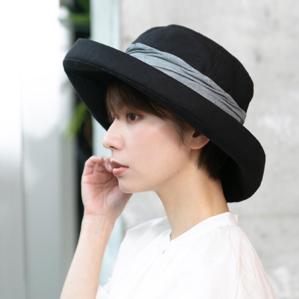 リネン混ツートーンセーラー