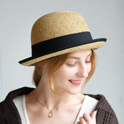 リボンつきブレードボーラーハット