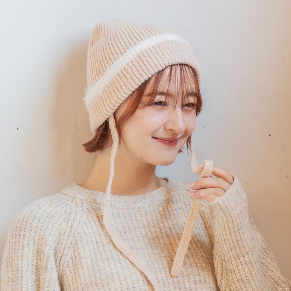 シャギーライン紐付きワッチ