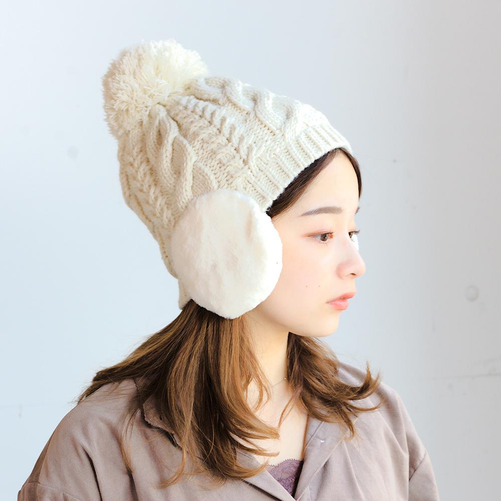 耳あてポンポンワッチ – イチヨンプラス / 帽子通販