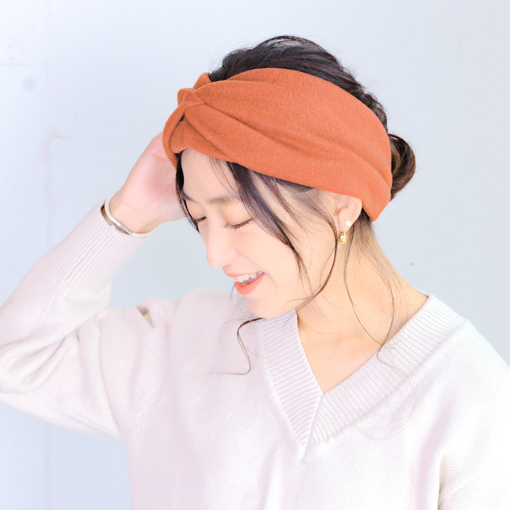 スムース生地ヘアバンド