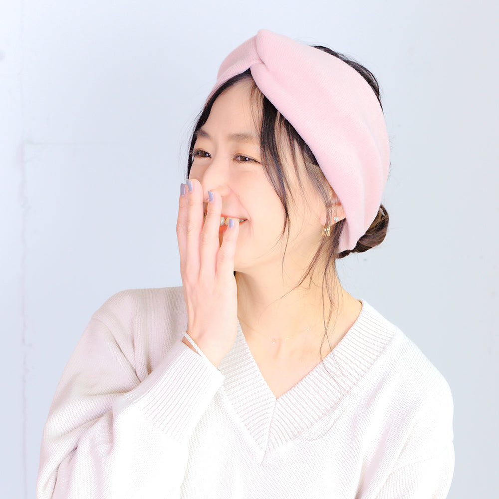スムース生地ヘアバンド