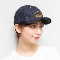 デニムステッチロゴ刺繍アンパイア