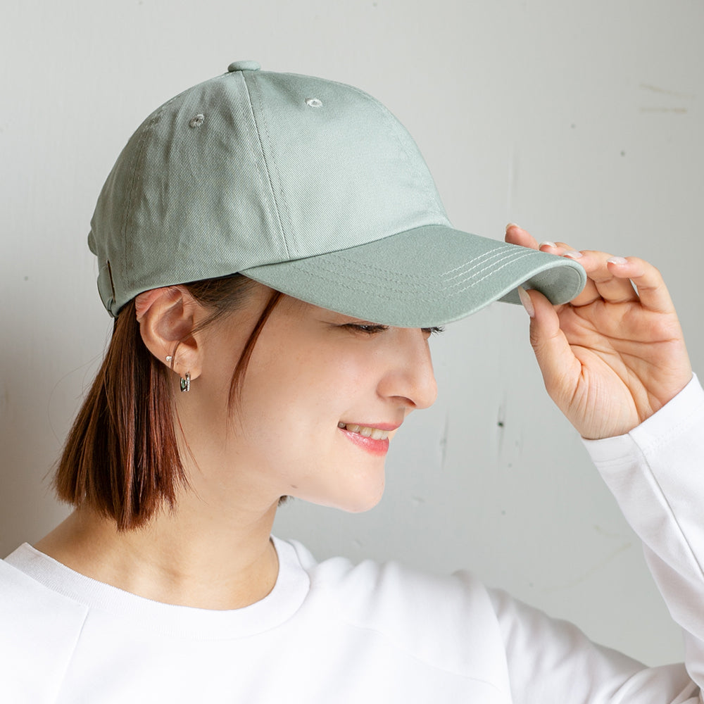 無地ツイルサイズキャップ