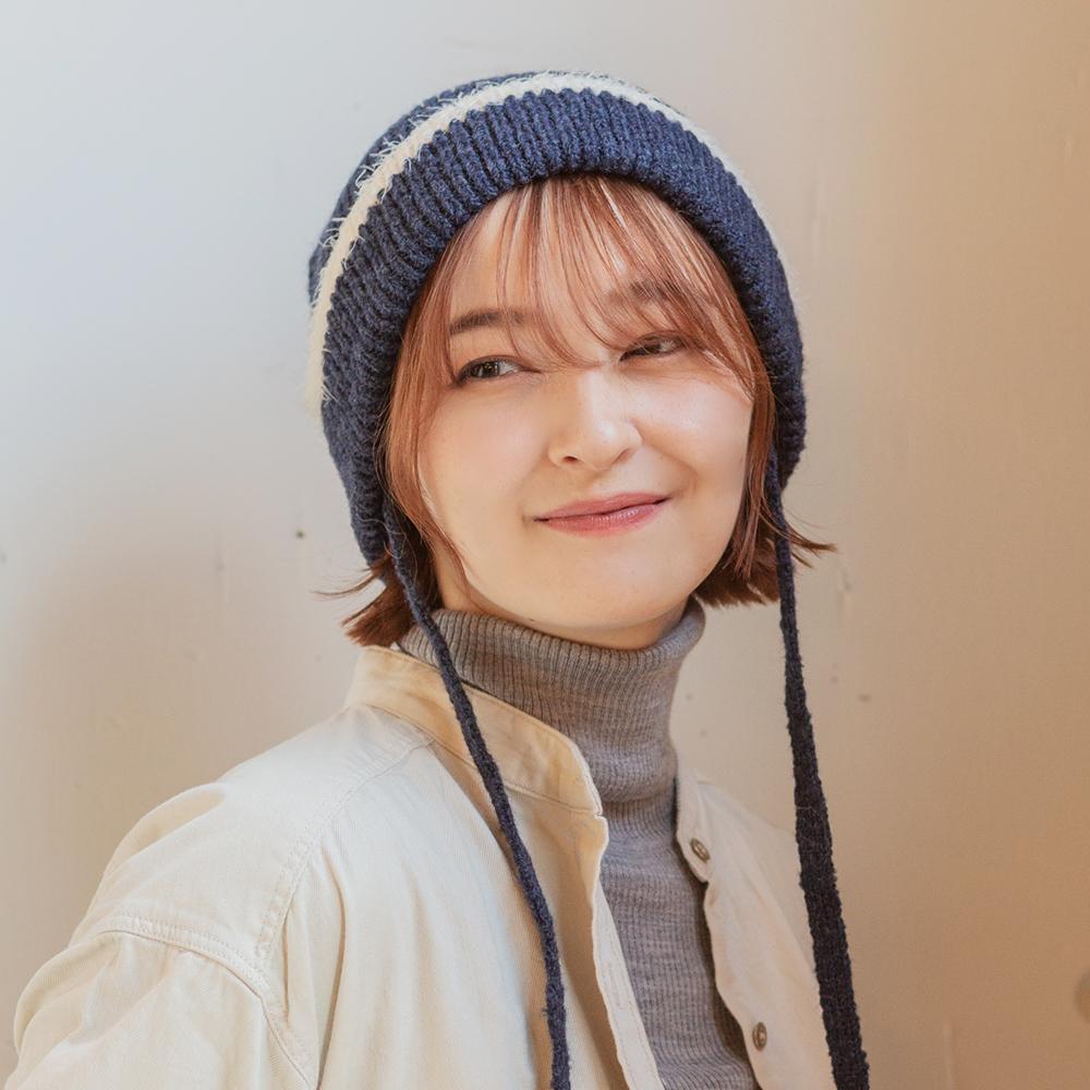 シャギーライン紐付きワッチ