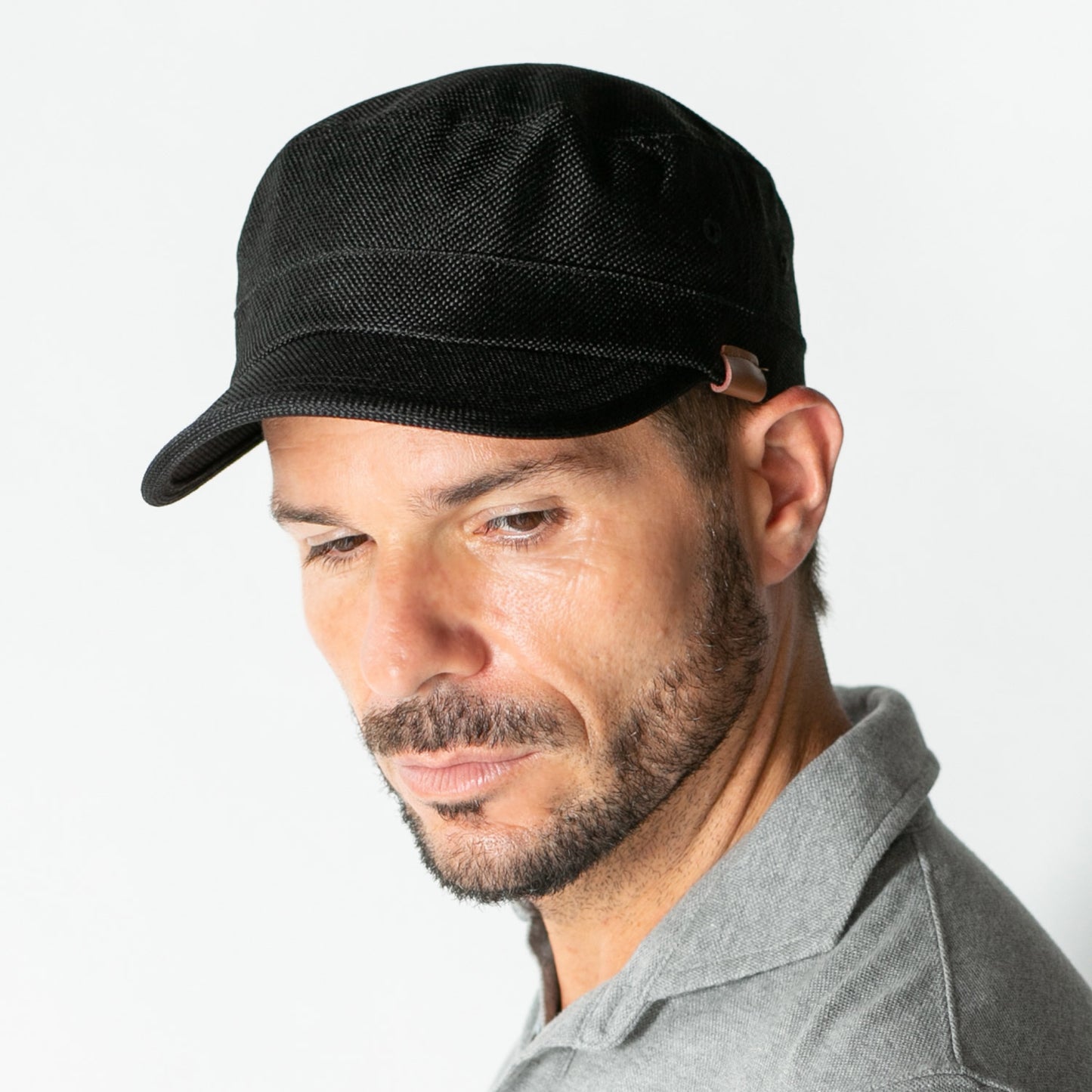 革タグワークキャップ