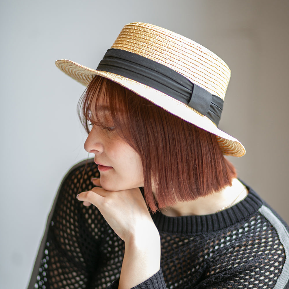 麦ブレードカンカン帽