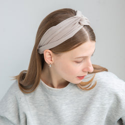 ジャージ素材クロスヘアバンド