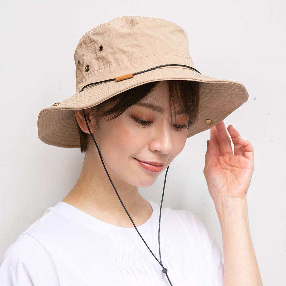 撥水生地アドベンチャーハット