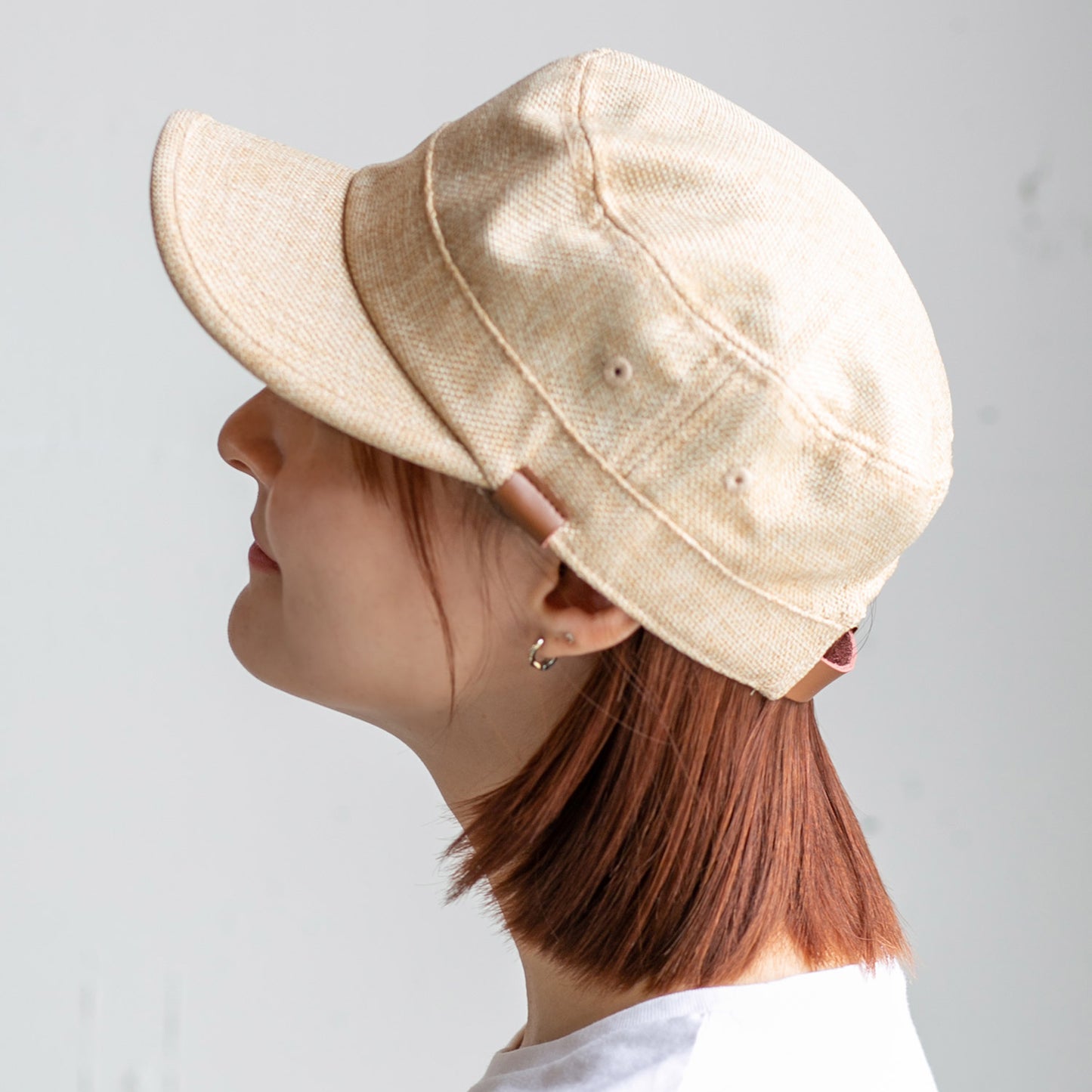 革タグワークキャップ