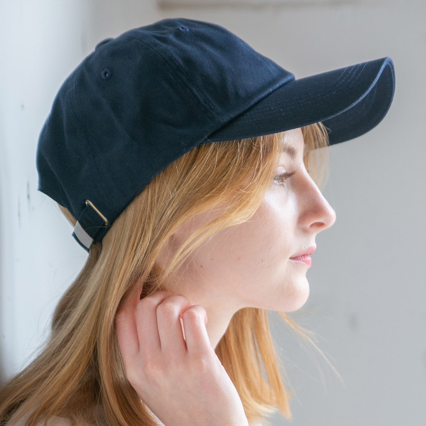 無地ツイルサイズキャップ