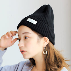 シンプルリブニットワッチ