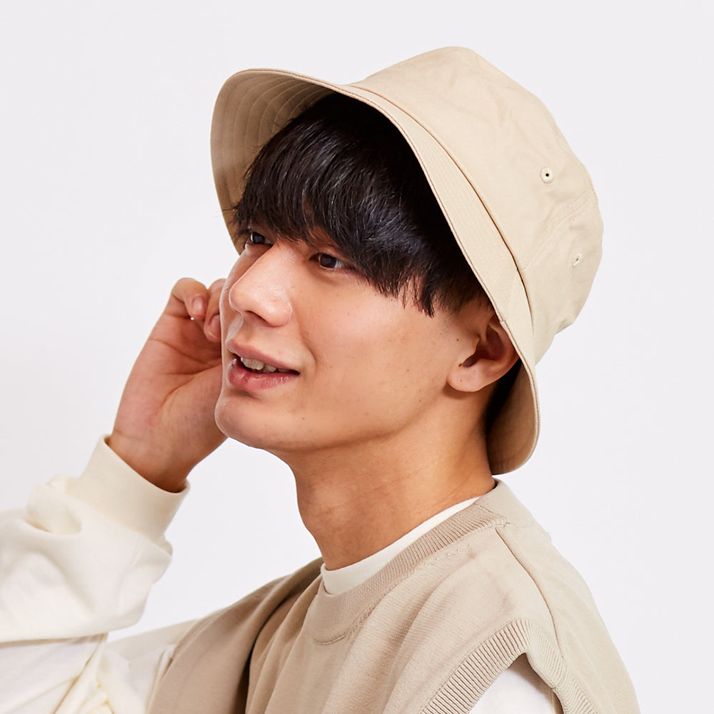 ツイルつば短めバケハ