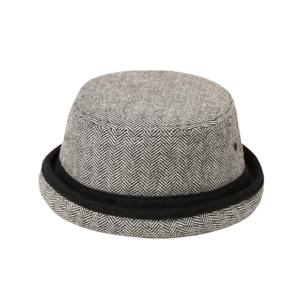 TWEED PORKPIE HAT
