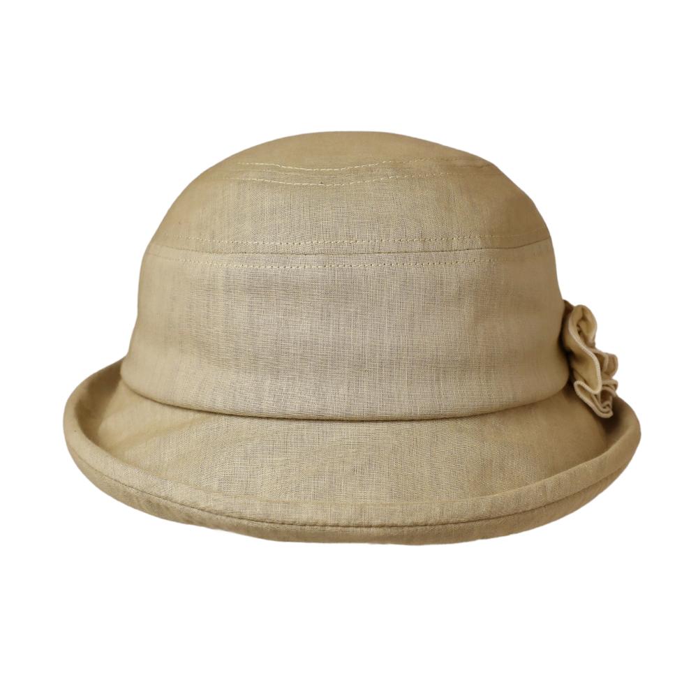 平織りふくれつばコサージュセーラー