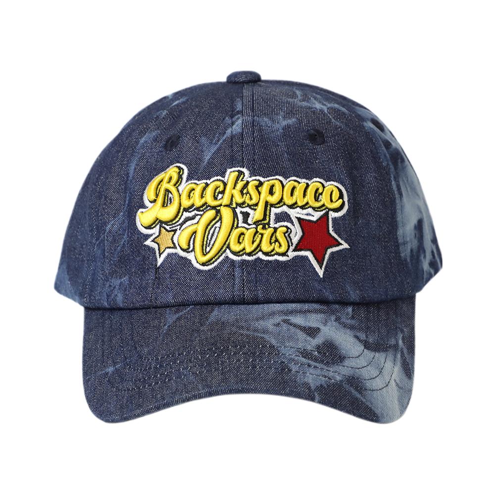 デニムタイダイ刺繍キャップ