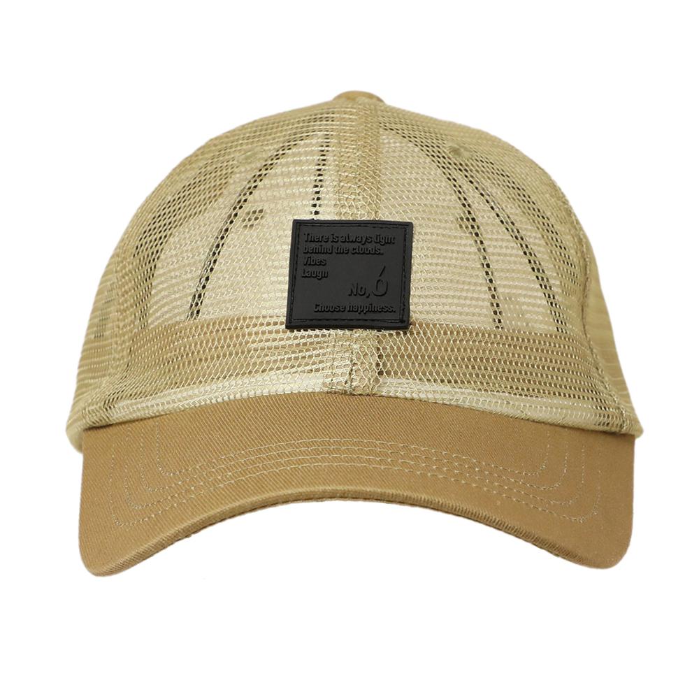 ラバーメッシュタグキャップ