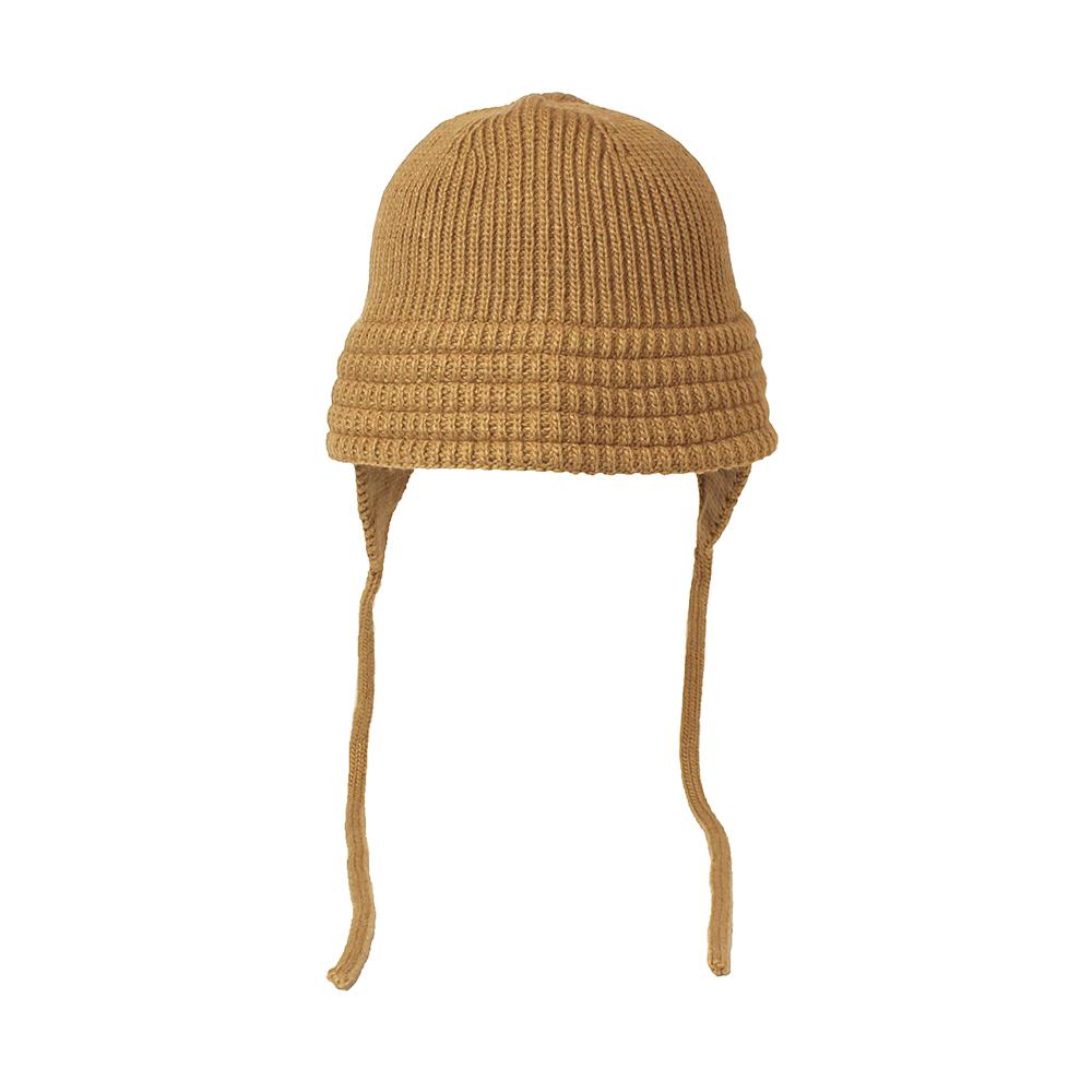 ニット耳付きクローシュハット