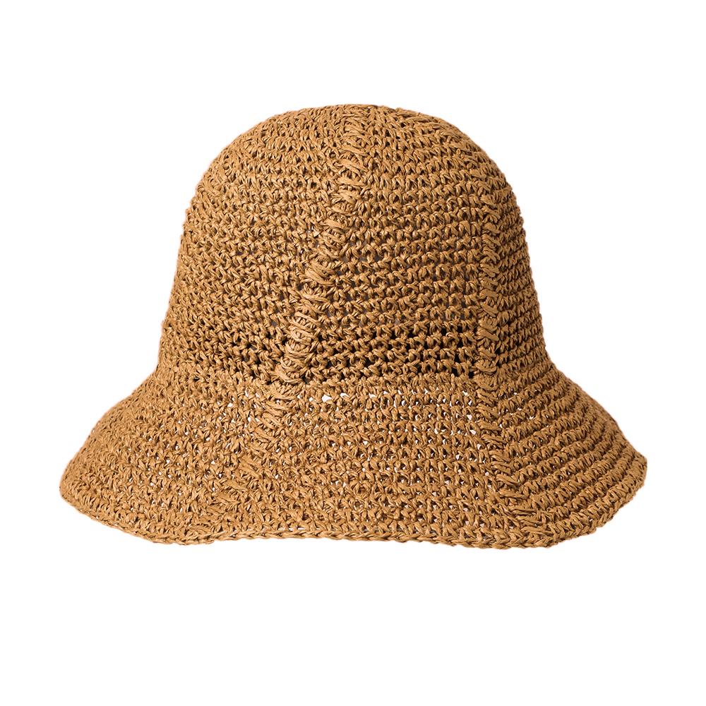 ペーパー細編みチューリップハット