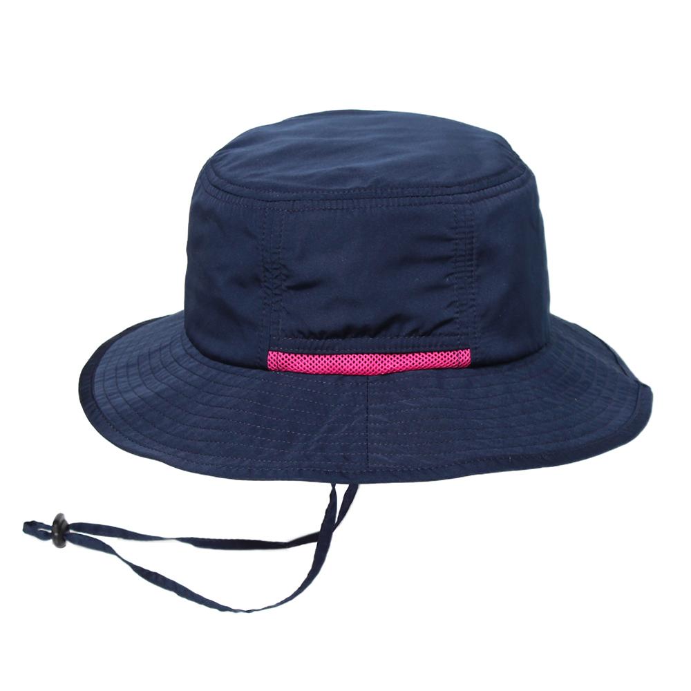 撥水遮光配色垂れ付きサファリ